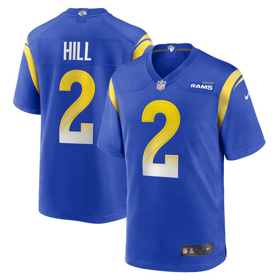 Men Los Angeles Rams #2 Troy Hill Nike Royal Game Player NFL Jersey